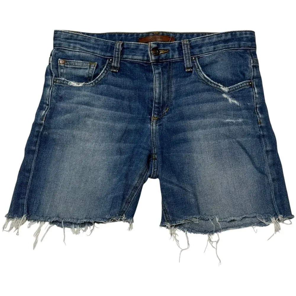Joe's Cutoff Jean Shorts Loose Boyfriend Distressed 24